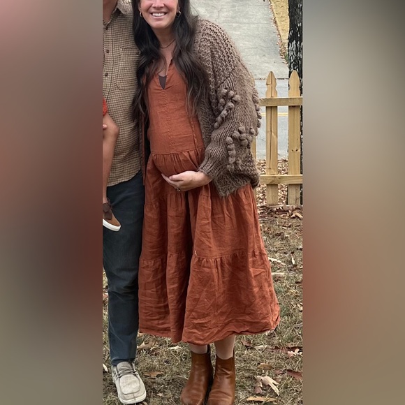 Anthropologie Clarissa Chunky Brown Cardigan by Raga - Picture 6 of 14